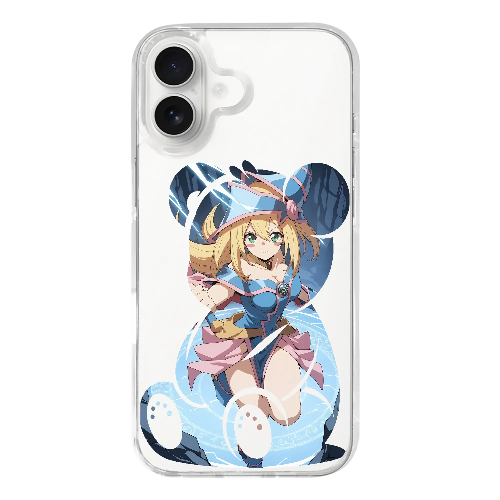 遊☆戯☆王 グッズ,黒魔導少女 - iPhone 17シリーズ 透明スマホケース – 薄型・耐衝撃・精密フィット保護カバー
